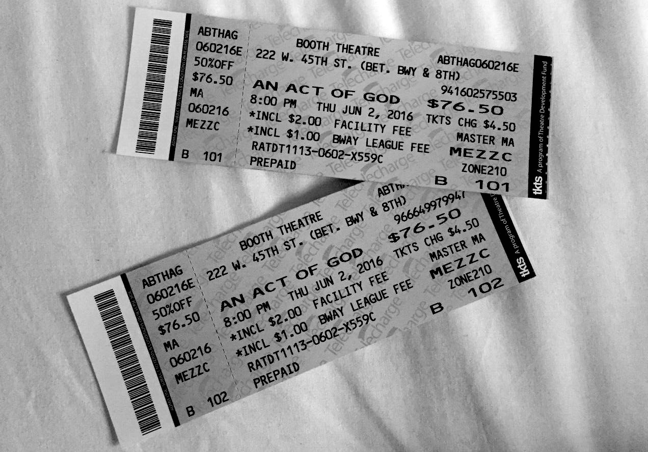Tickets to An Act of God