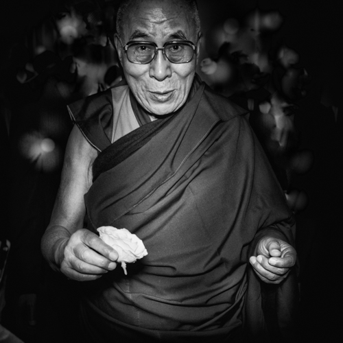 His Holiness, The Dalai Lama, copyright Peace in 10,000 Hands 2014.jpg