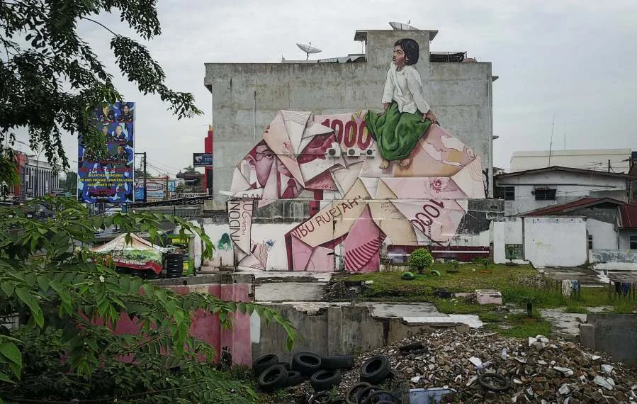 Painting the Pain of Palm Oil - The Splash And Burn Art Campaign 