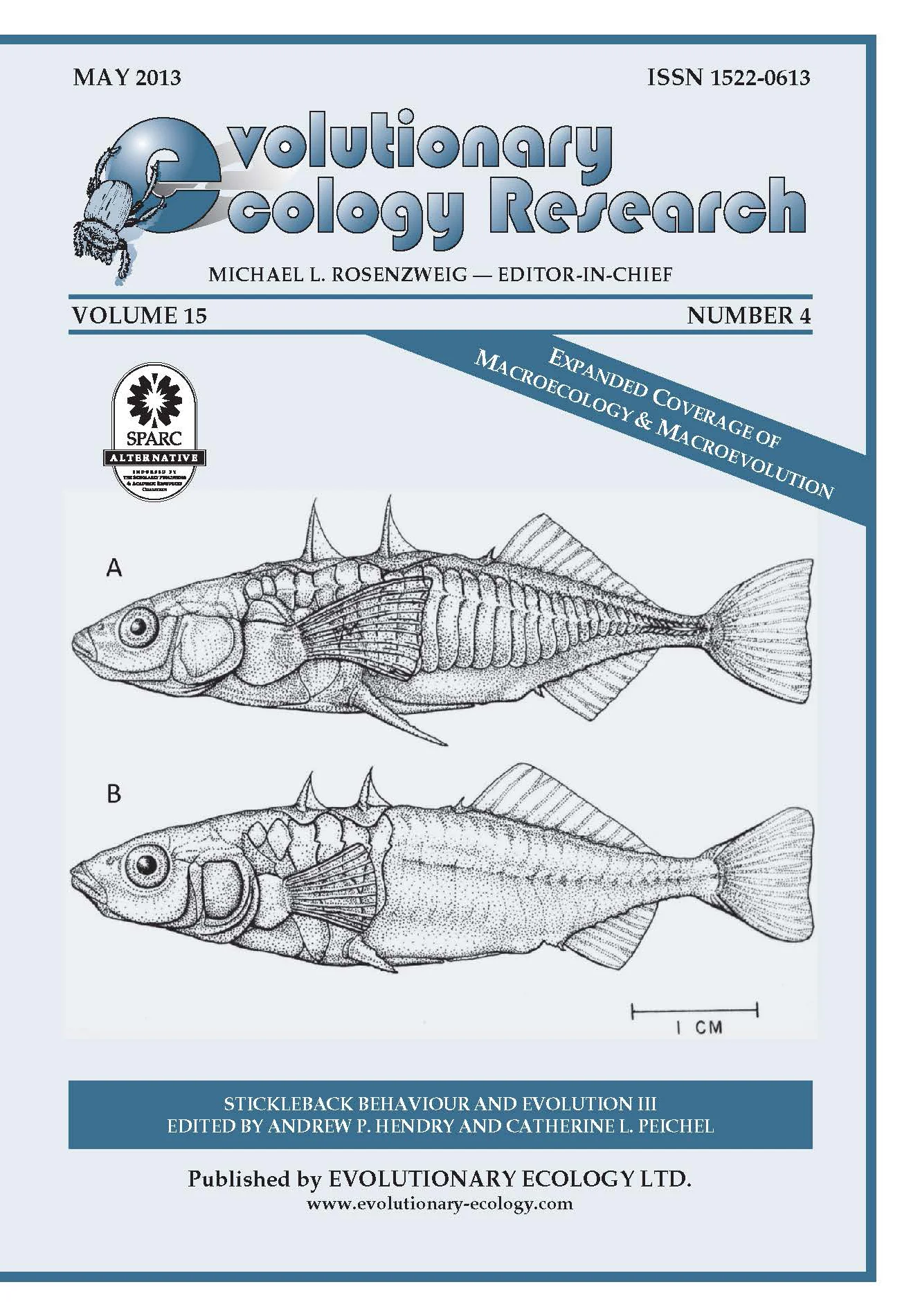  Kitano, J., Lema, S.C., 2013.&nbsp; Divergence in thyroid hormone levels between juveniles of marine and stream ecotypes of the threespine stickleback ( Gasterosteus aculeatus ).&nbsp;  Evolutionary Ecology Research 15,  143-153. &nbsp;[  PDF  ] 