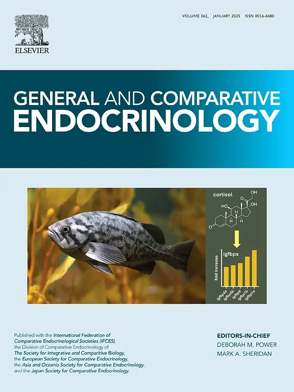  Mapes, H.,M.,  Shew, J.E., Marden, H.M., Journey, M.L., Beckman, B.R., Lema, S.C., 2025.  Cortisol reduces insulin-like growth factor-1 (Igf1) and alters liver Igf binding protein (Igfbp) and muscle myogenic gene expression in blue rockfish ( Sebast