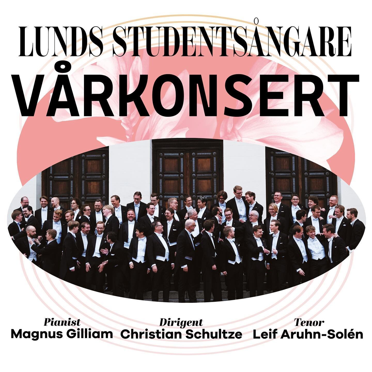 V&auml;lkomna p&aring; V&aring;rkonsert med Lunds Students&aring;ngare

 🌸🌸🌸

VAR: Universitetsaulan i Lund

N&Auml;R: 15 april, 16:00

Biljetter via Julius Biljettservice, var god se l&auml;nk i v&aring;r bio