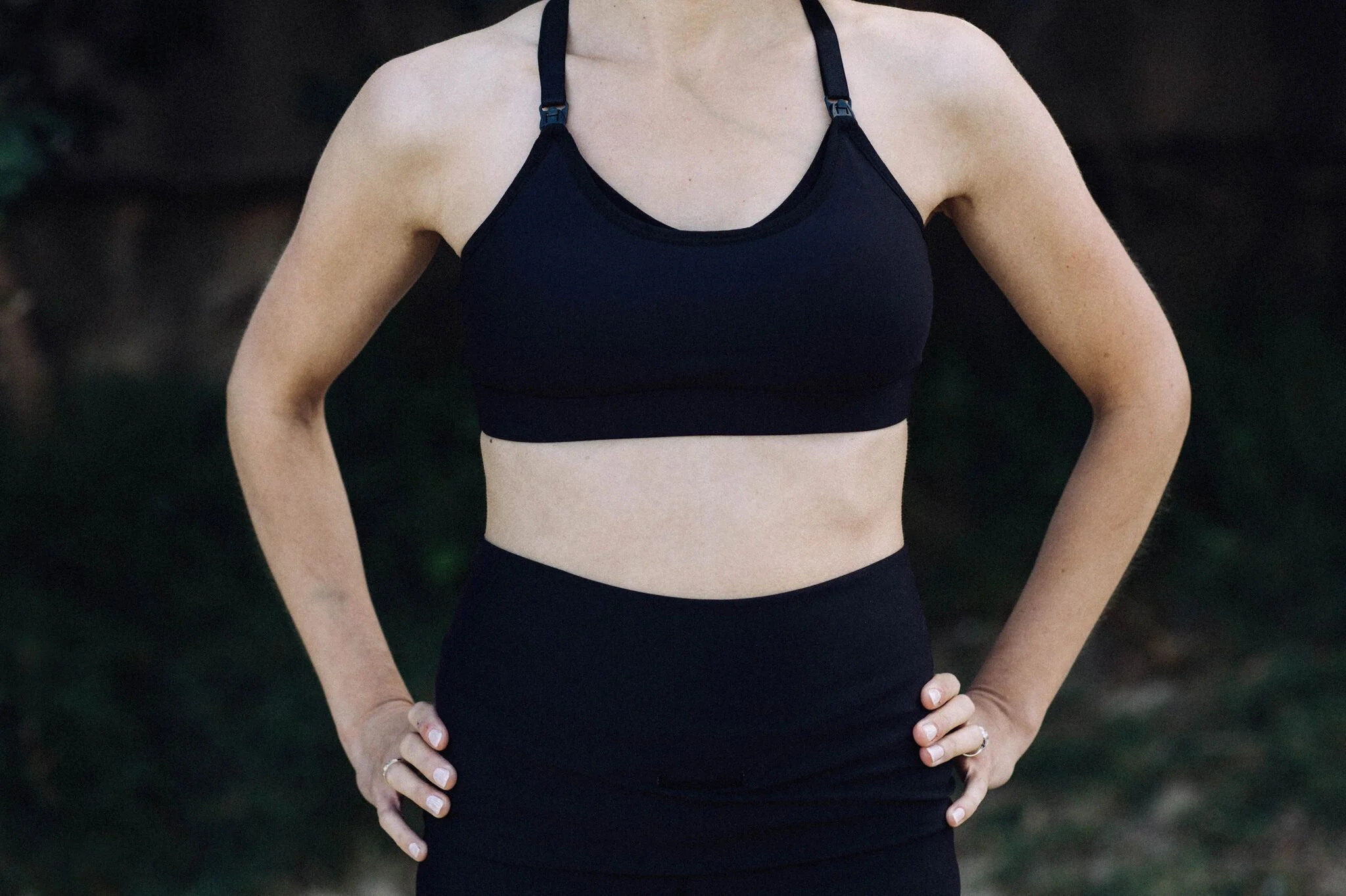 Hello Monday Essential 3/4 Tights - Black - high waisted
