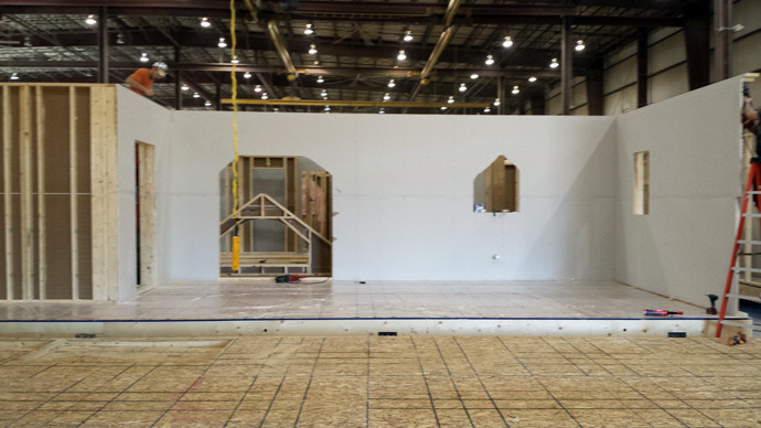 rough drywall