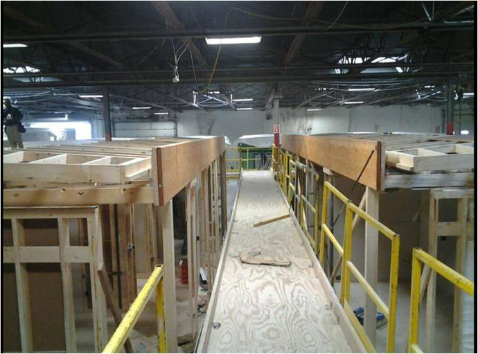 Inside the factory