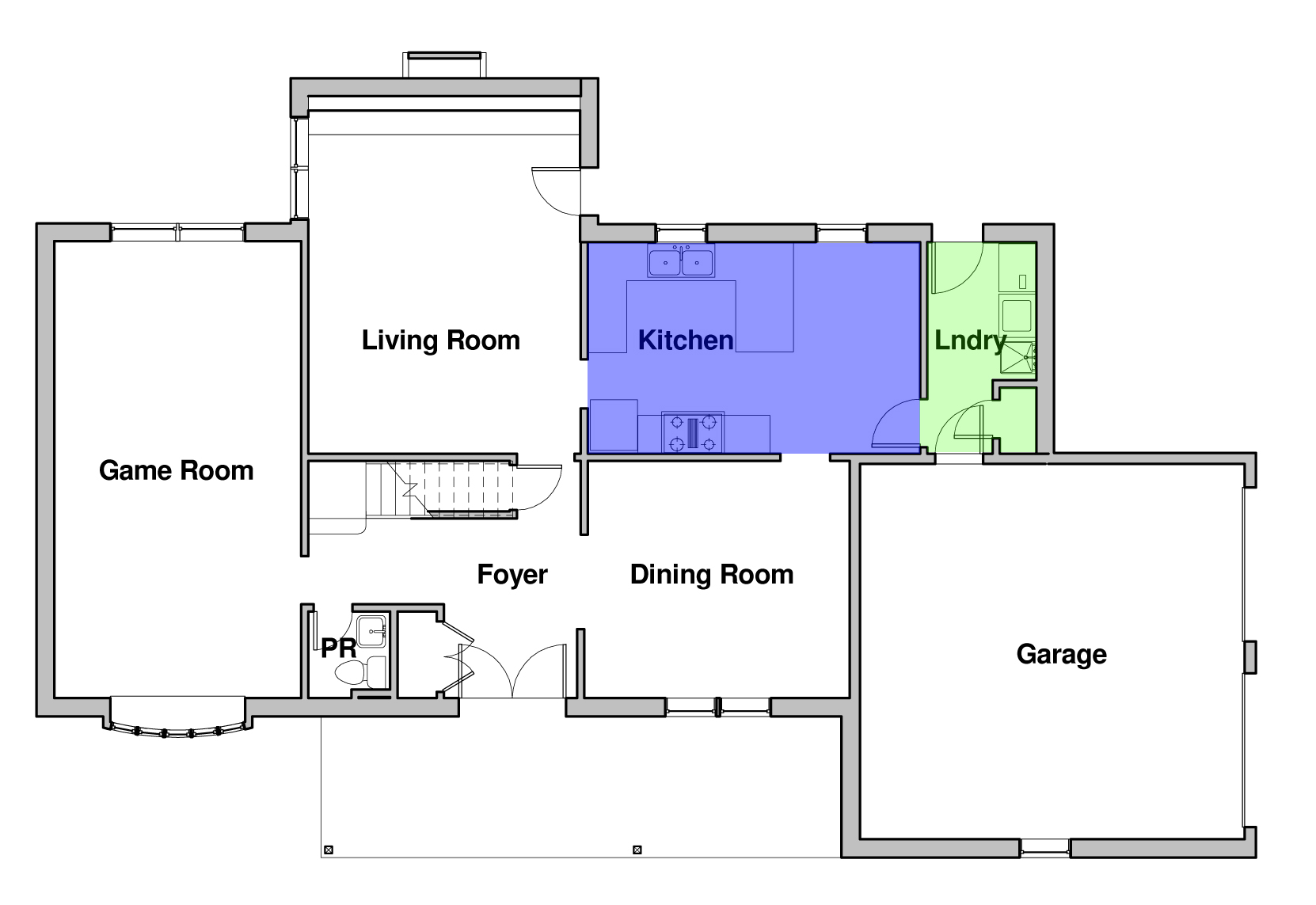 existing floor plan
