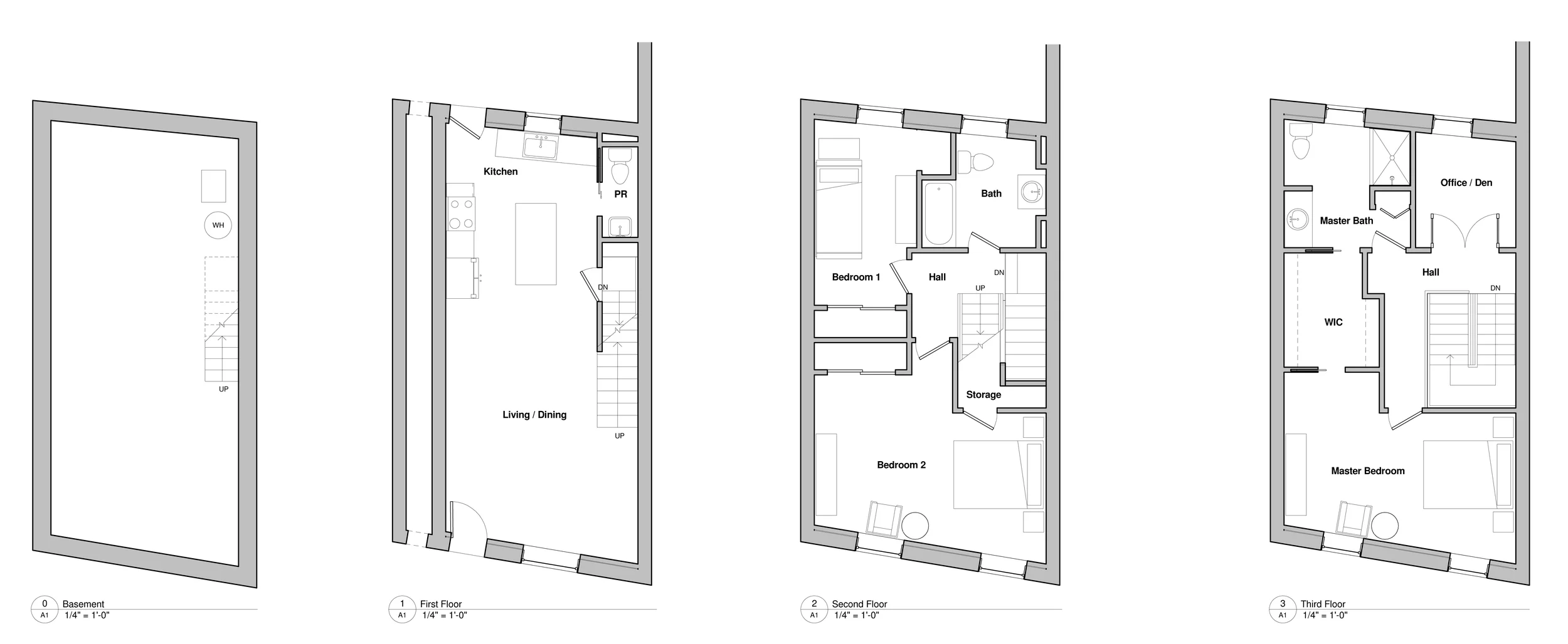 Plans of the finished project