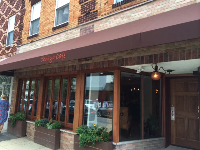 New awning and window wall