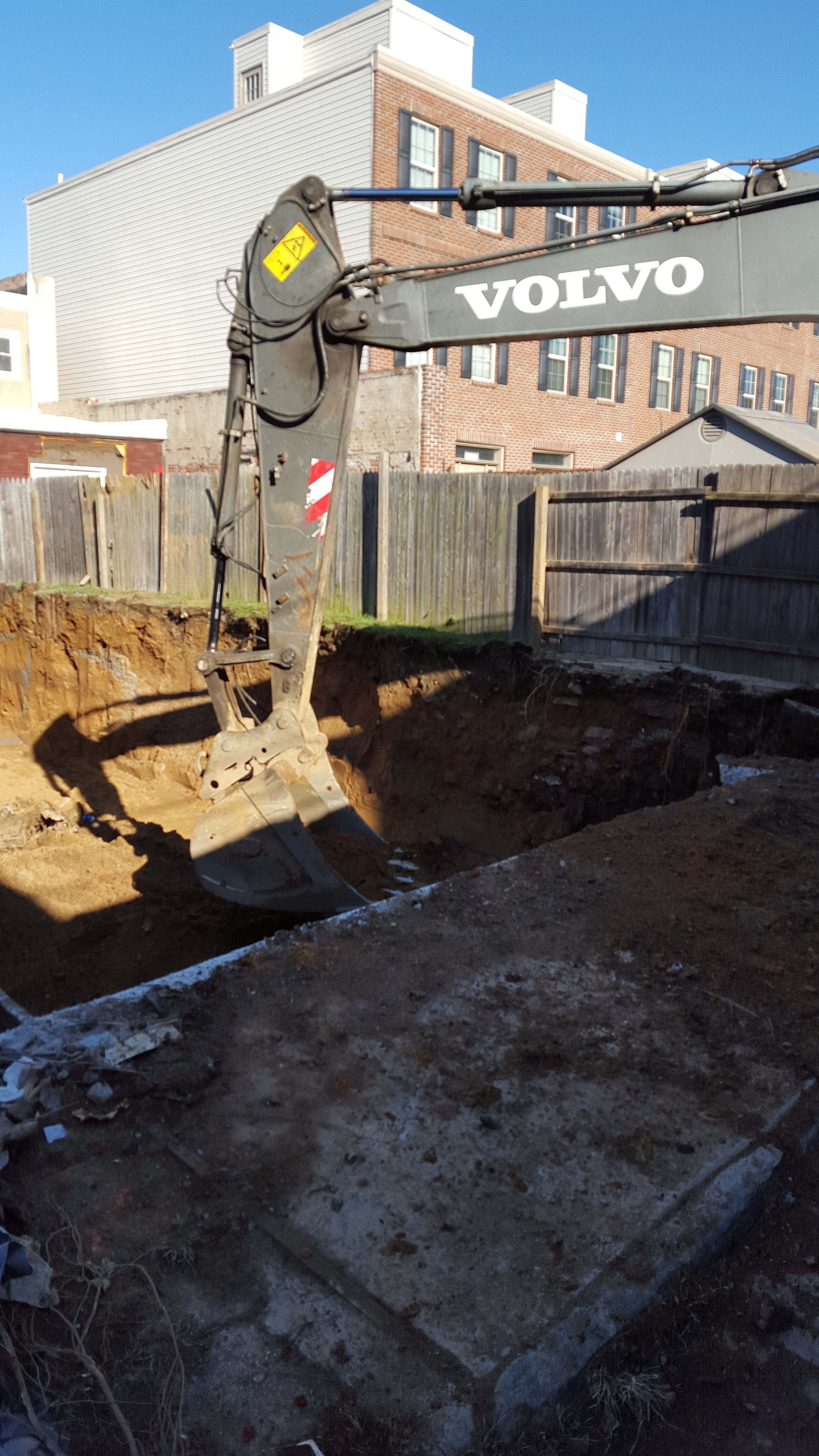 foundation excavation gets started