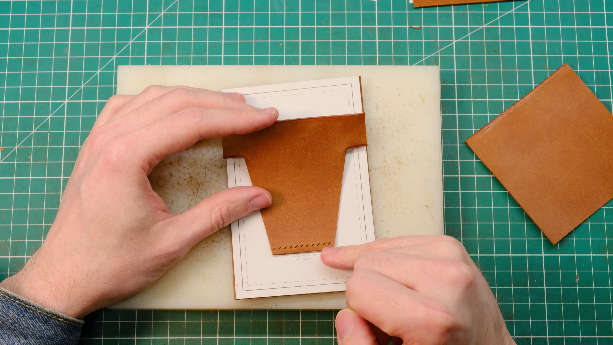 Making A Luxury Style Folded Card Holder - Exploration Series - Free PDF  Template