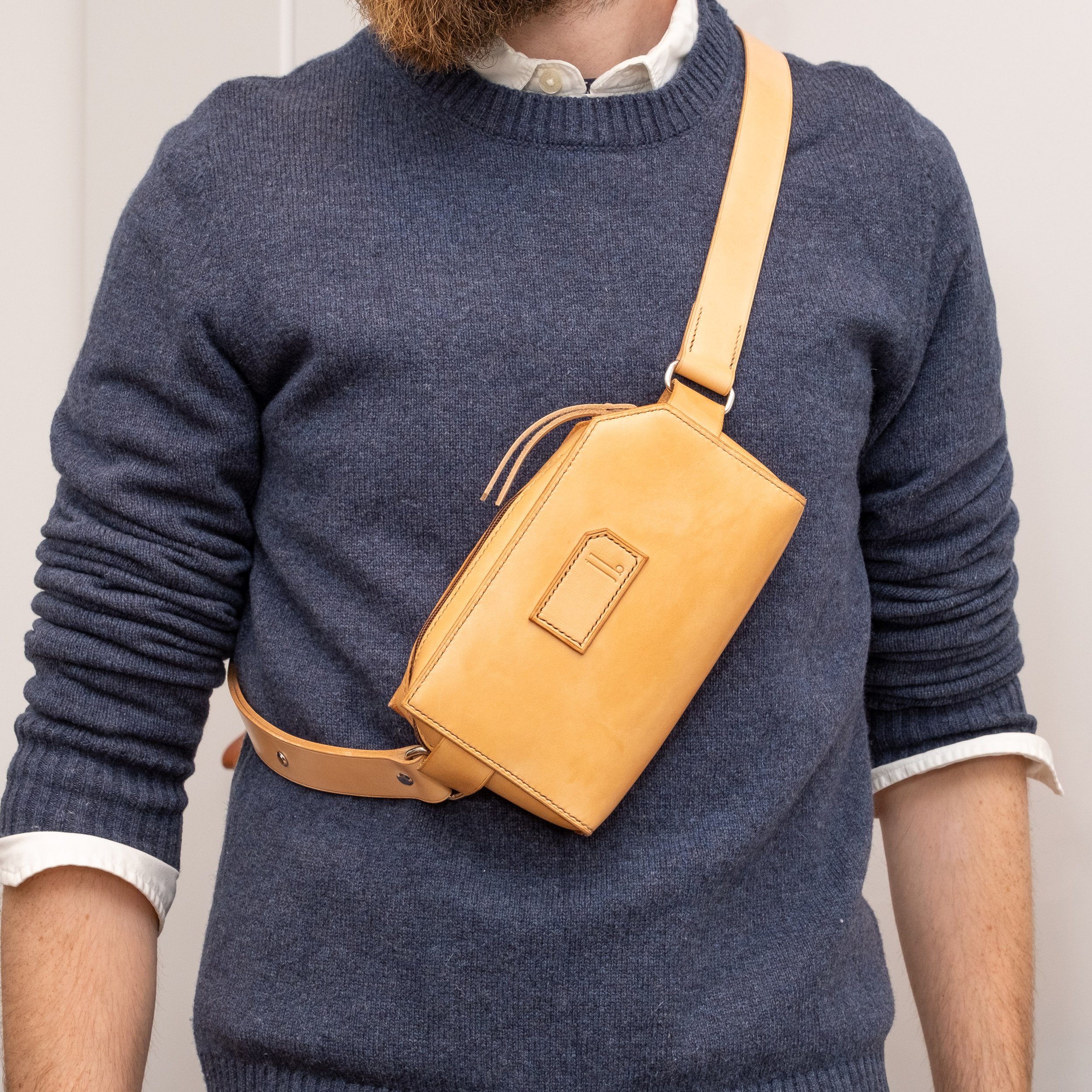 Elegant sling pouch for men