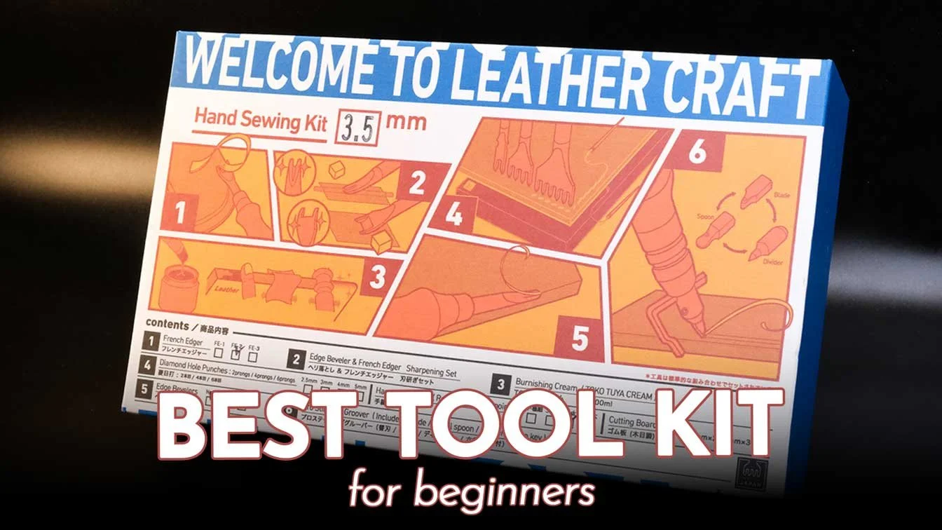 Best Beginner Leathercraft Kit: Oka Factory Toolkit Review & Cardholder Tutorial