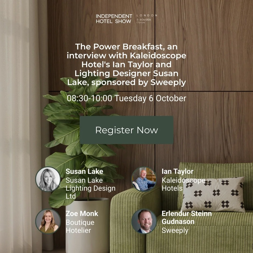 I'm delighted to be speaking at #IHL26, in partnership with James Hallam Insurance Brokers, the UK's only business event dedicated to the boutique and independent hotel sector, taking place from 5-6 October 2026 at Olympia. Register to join me and my