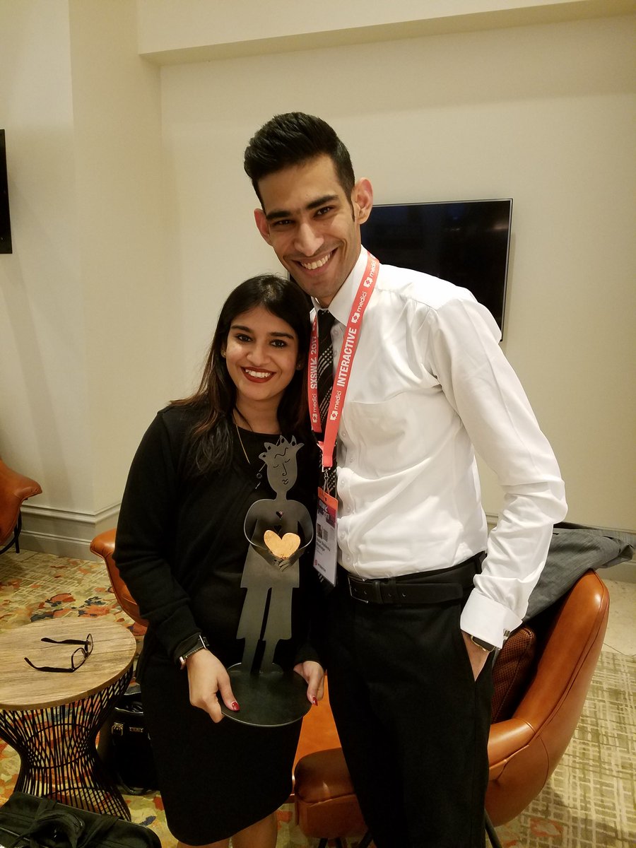 Vidur Bhatnagarand, founder of Keriton, and Archna Sahay , Director of Investment for Philadelphia