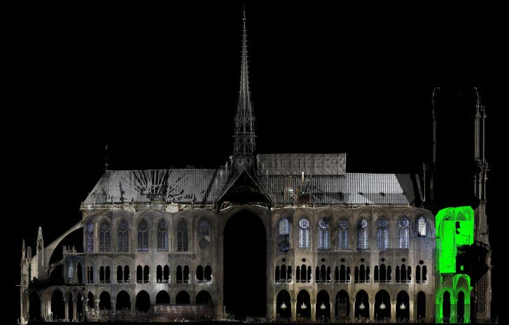 Laser scans & spatial maps will be critical to restoring Notre Dame