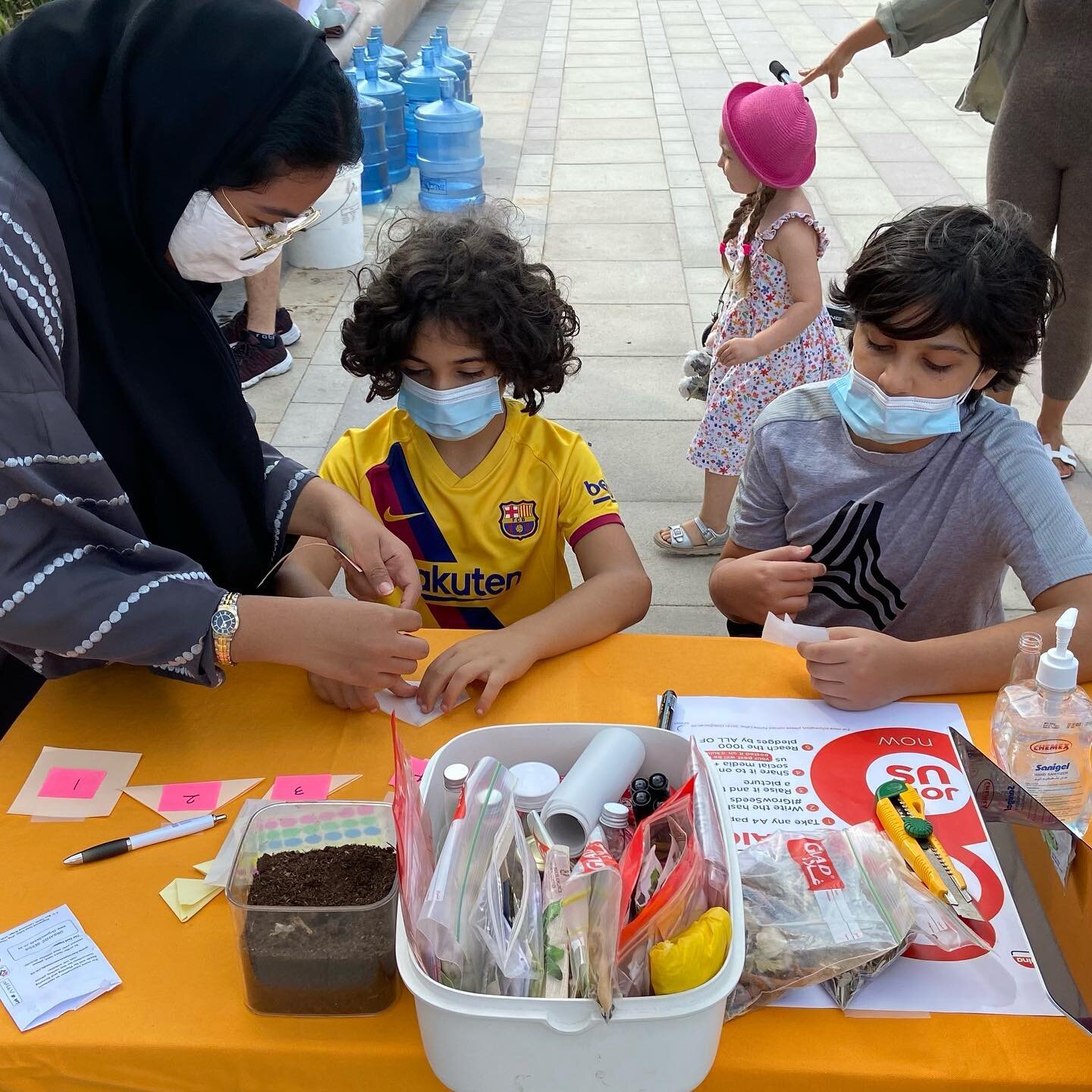 I GROW SEEDS CAMPAIGN with Down to Earth at Jameel Art Center again this year. We are marching on since Nov 2019. #kulna.me #igrowseeds #cace_zu #jadafcommunitygarden