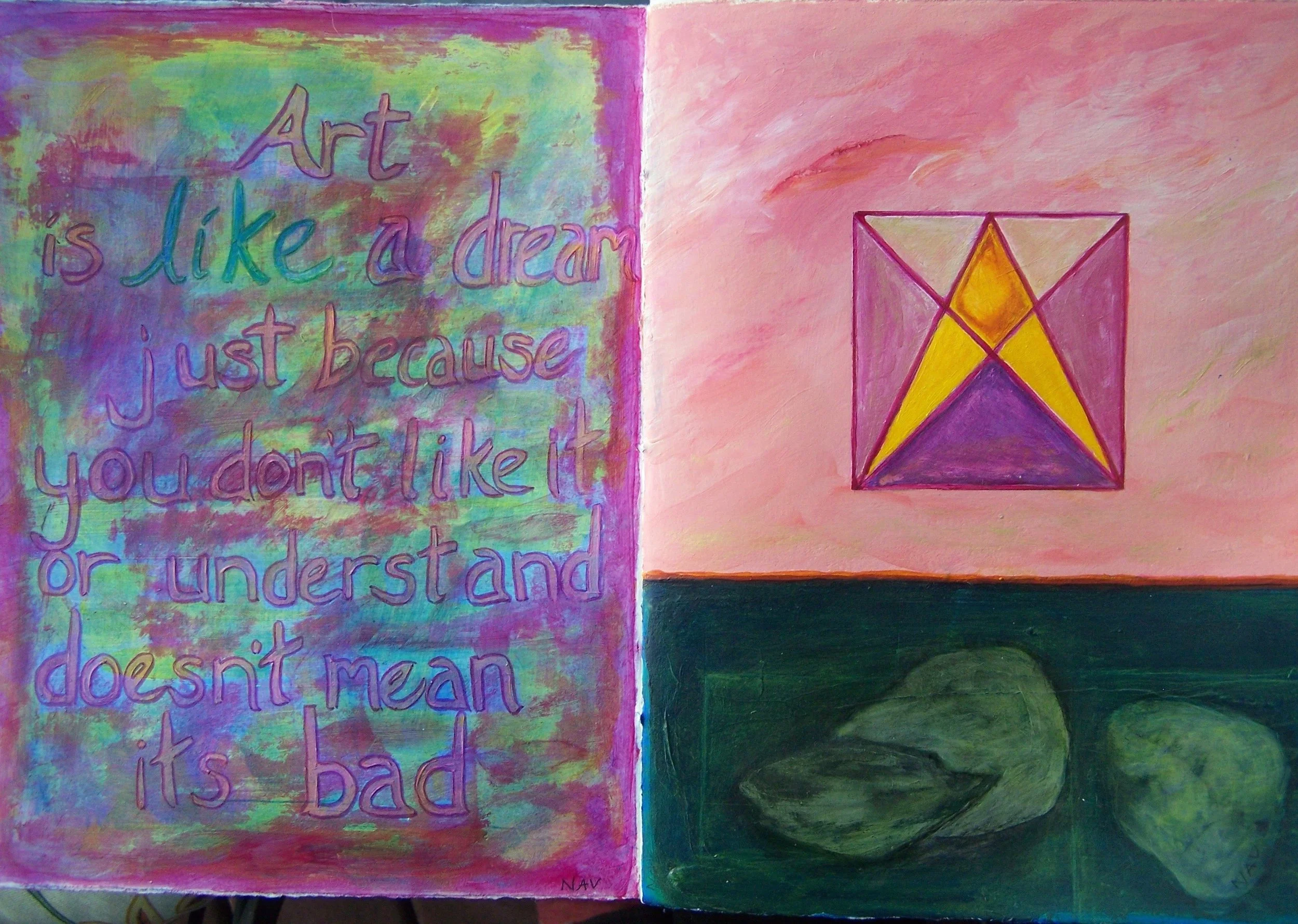 The first two inside pages by Natsha and Dale