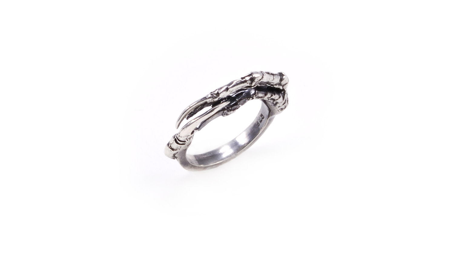 The Hunted II - Simple Crow Claw Ring