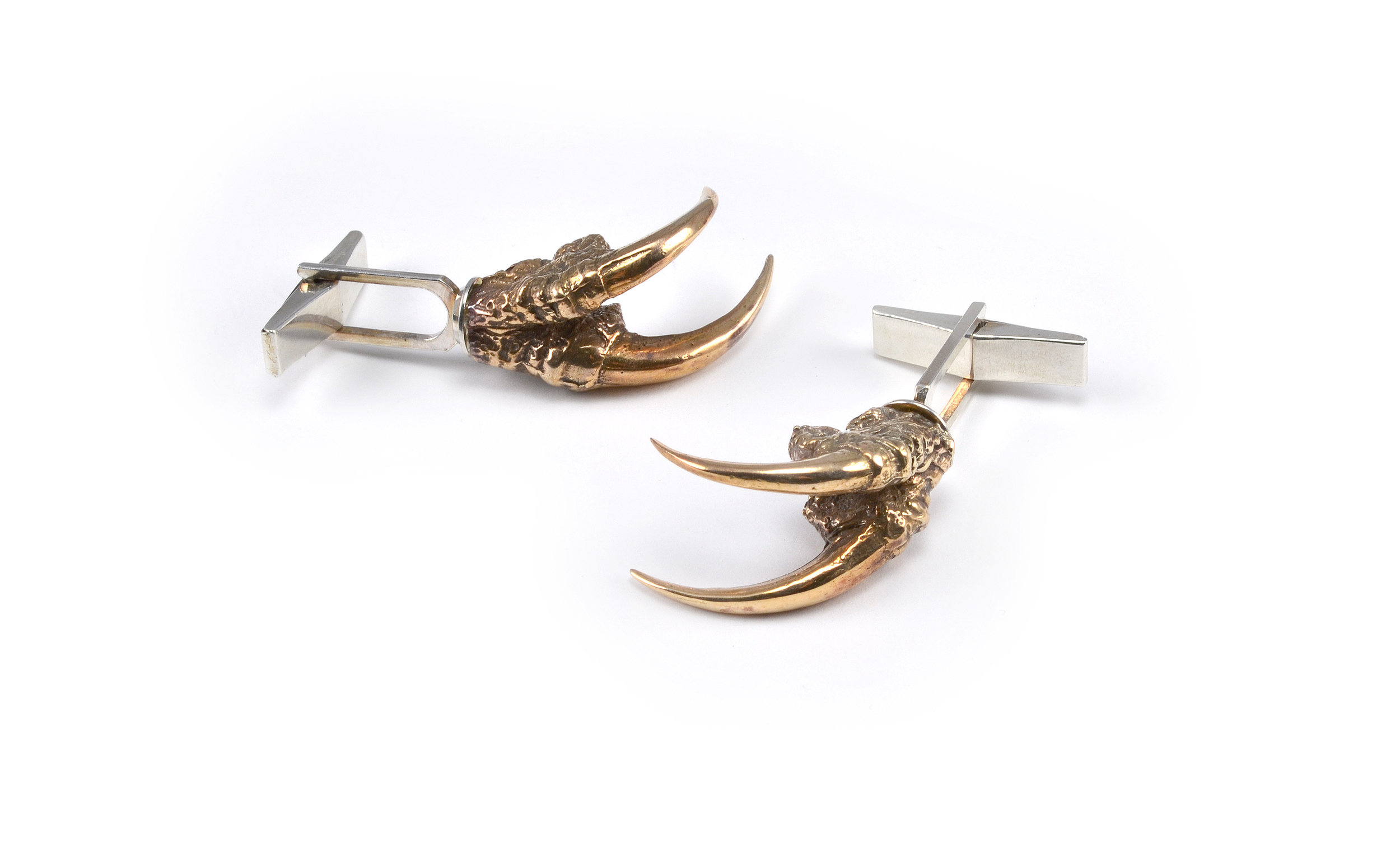 The Hunted I - Double Owl Talon Cuff Links