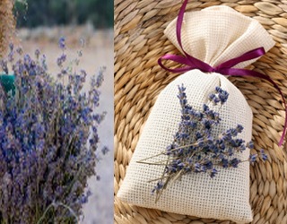 Lavender sachet - so pretty and calming!