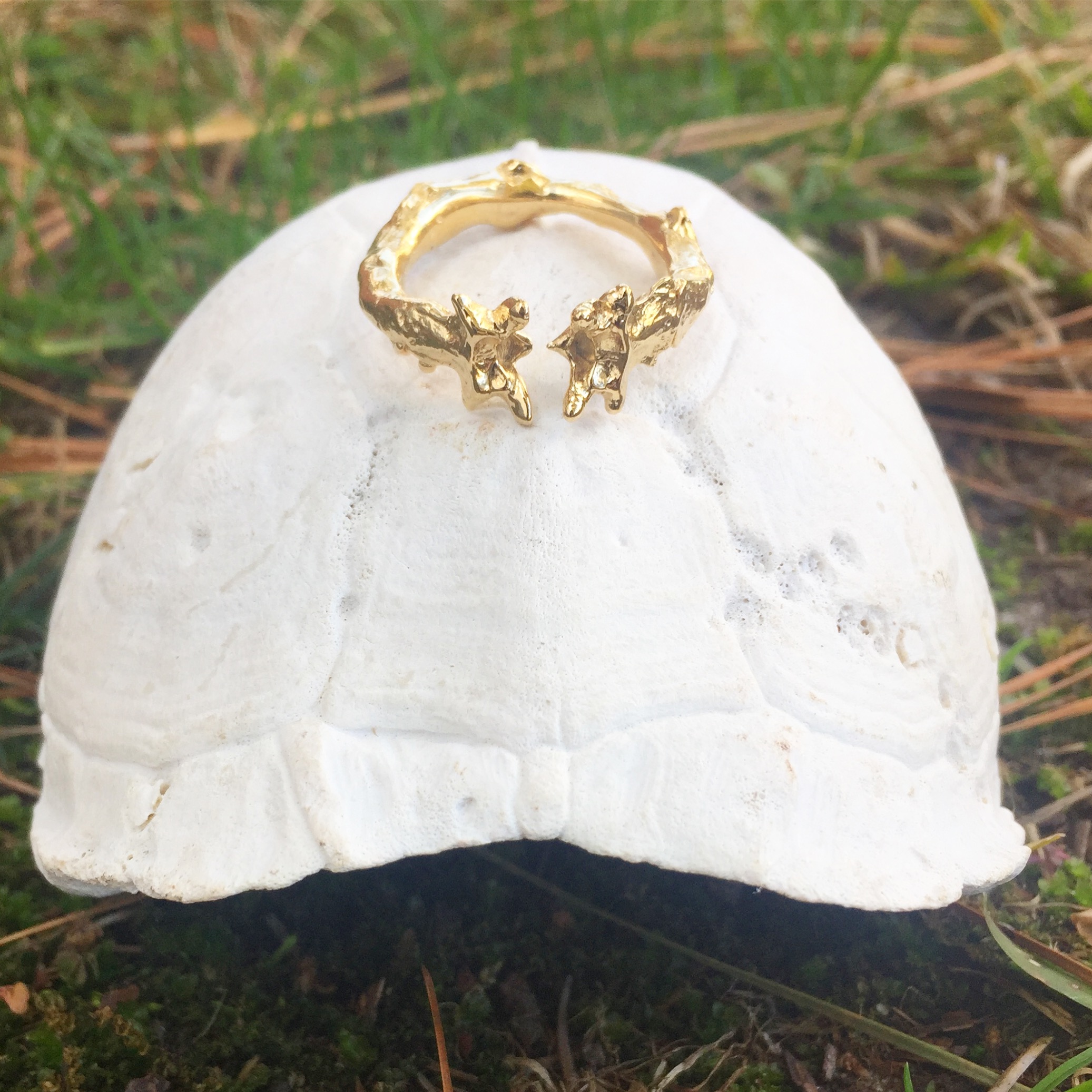 The Keeper Turtle Spine Ring