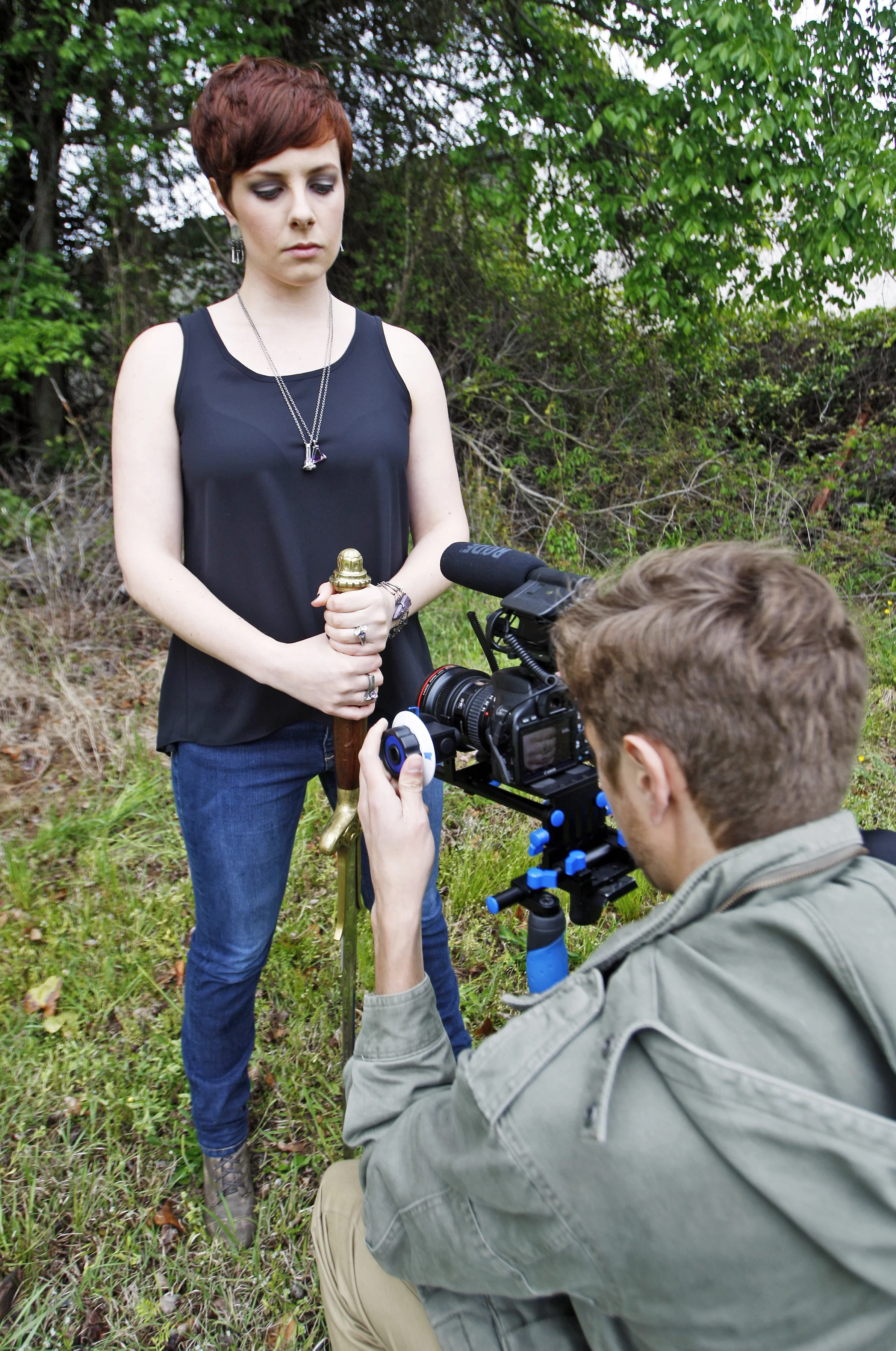 Behind the scenes of my Valkyrie photoshoot from 3 years ago. 