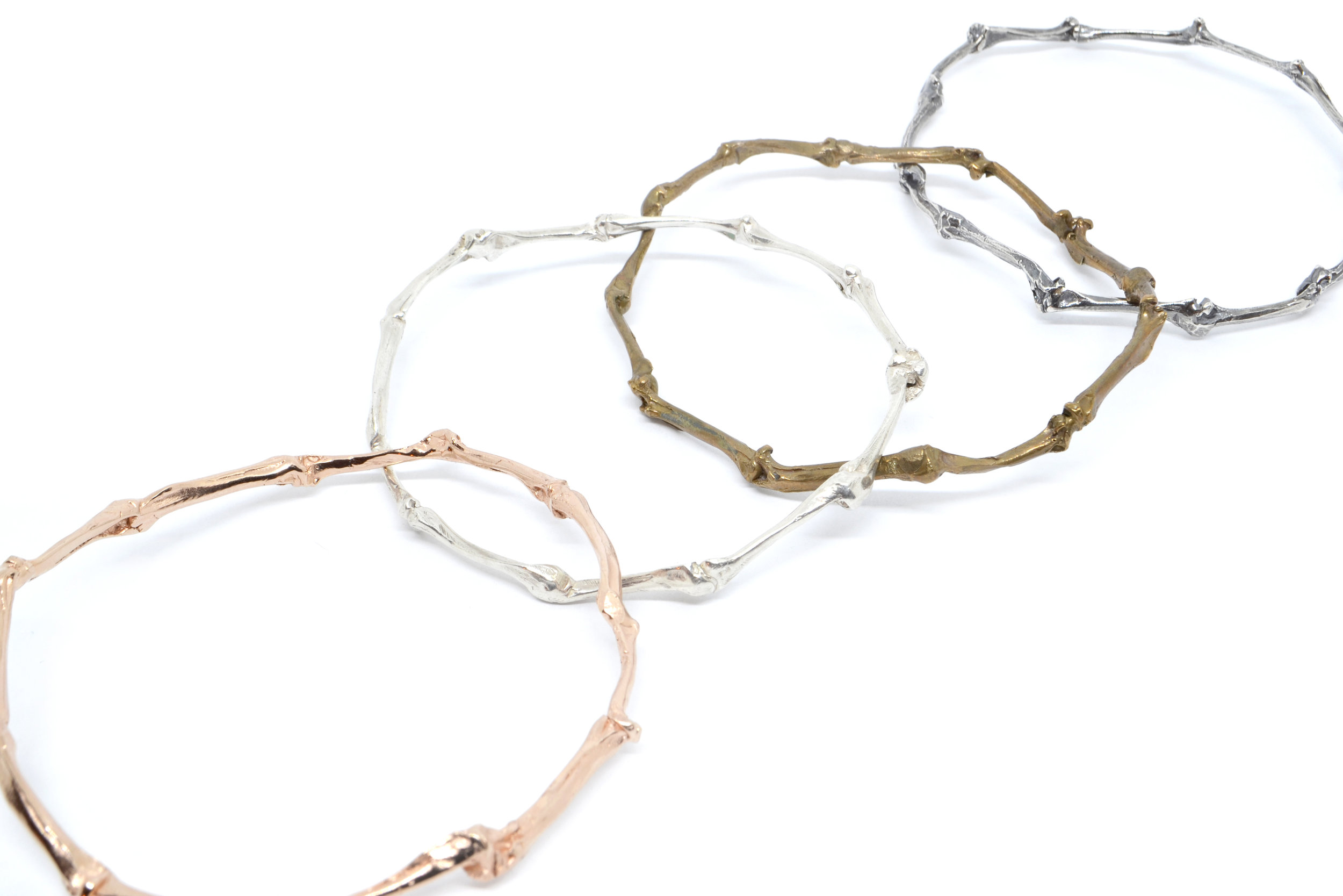 Bird Bone Bangle Bracelet