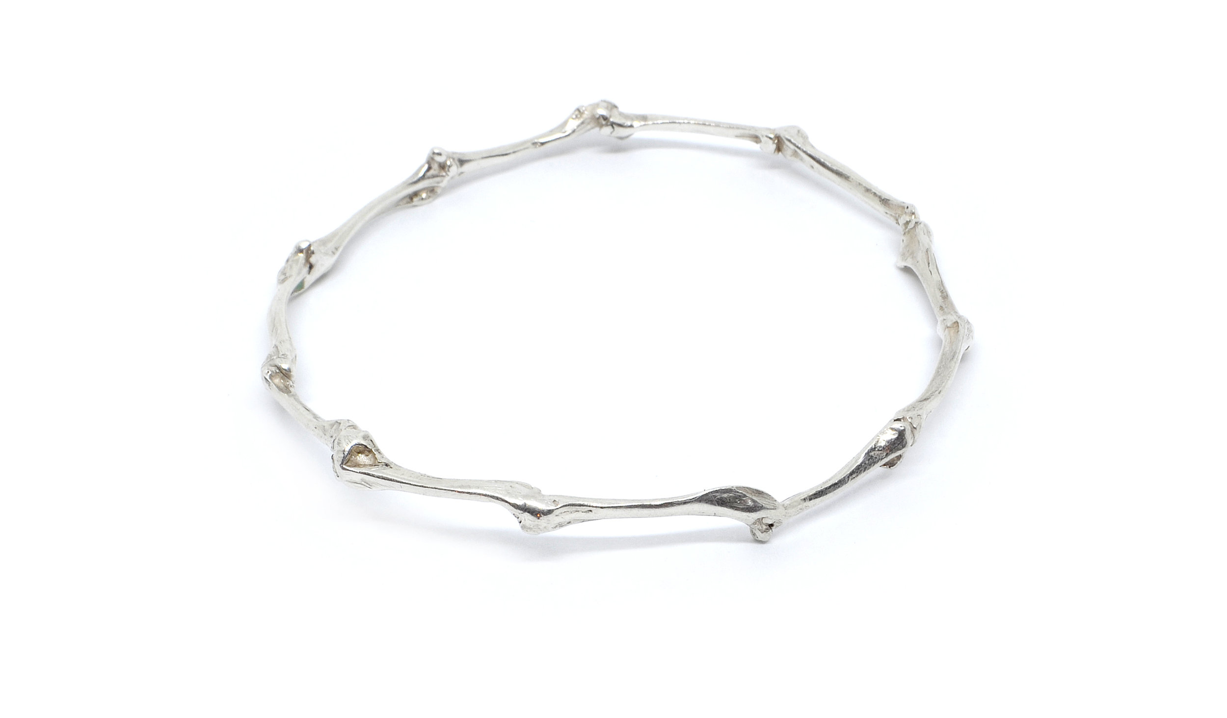 Bird Bone Bangle Bracelet