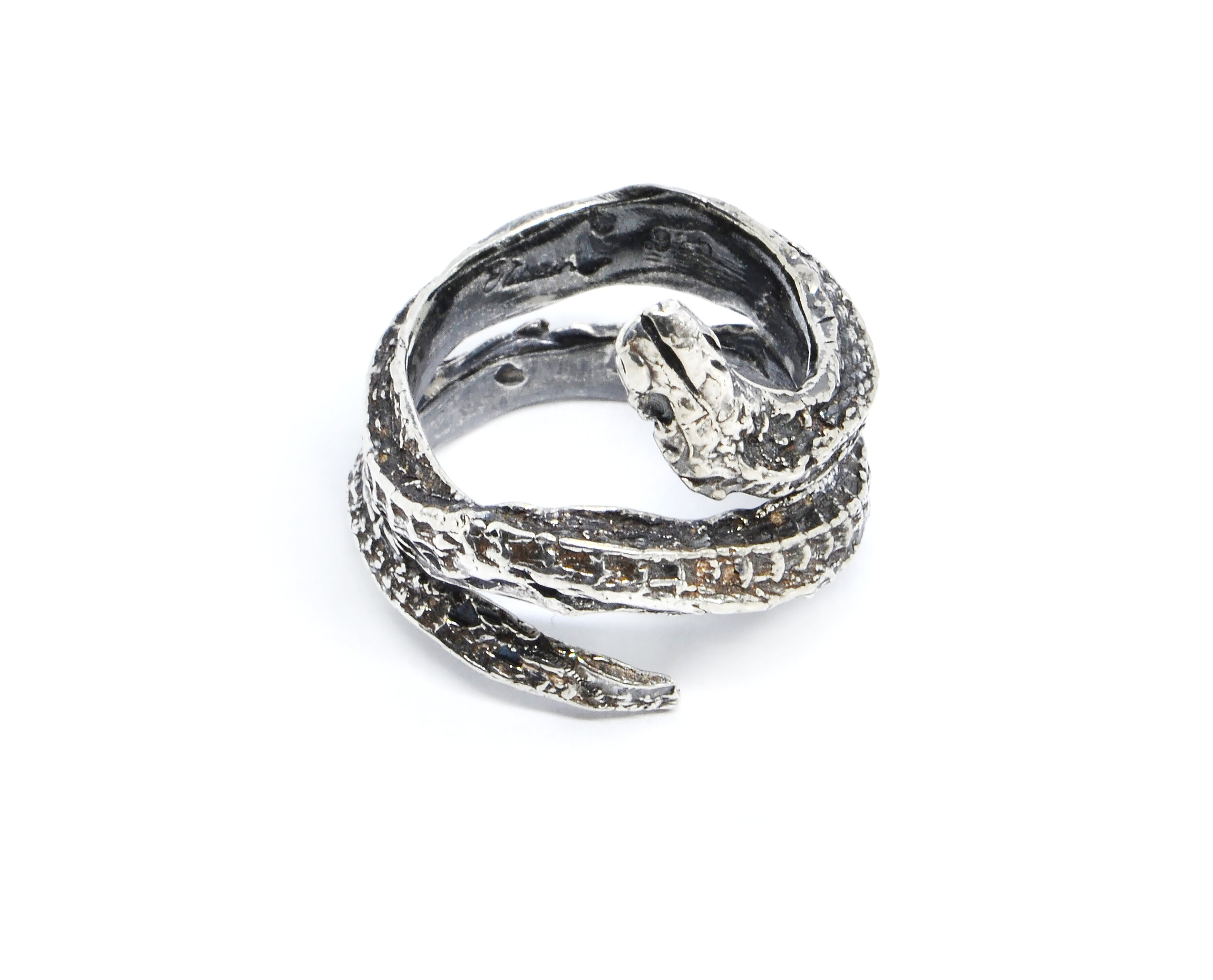 Medea Double Snake Ring