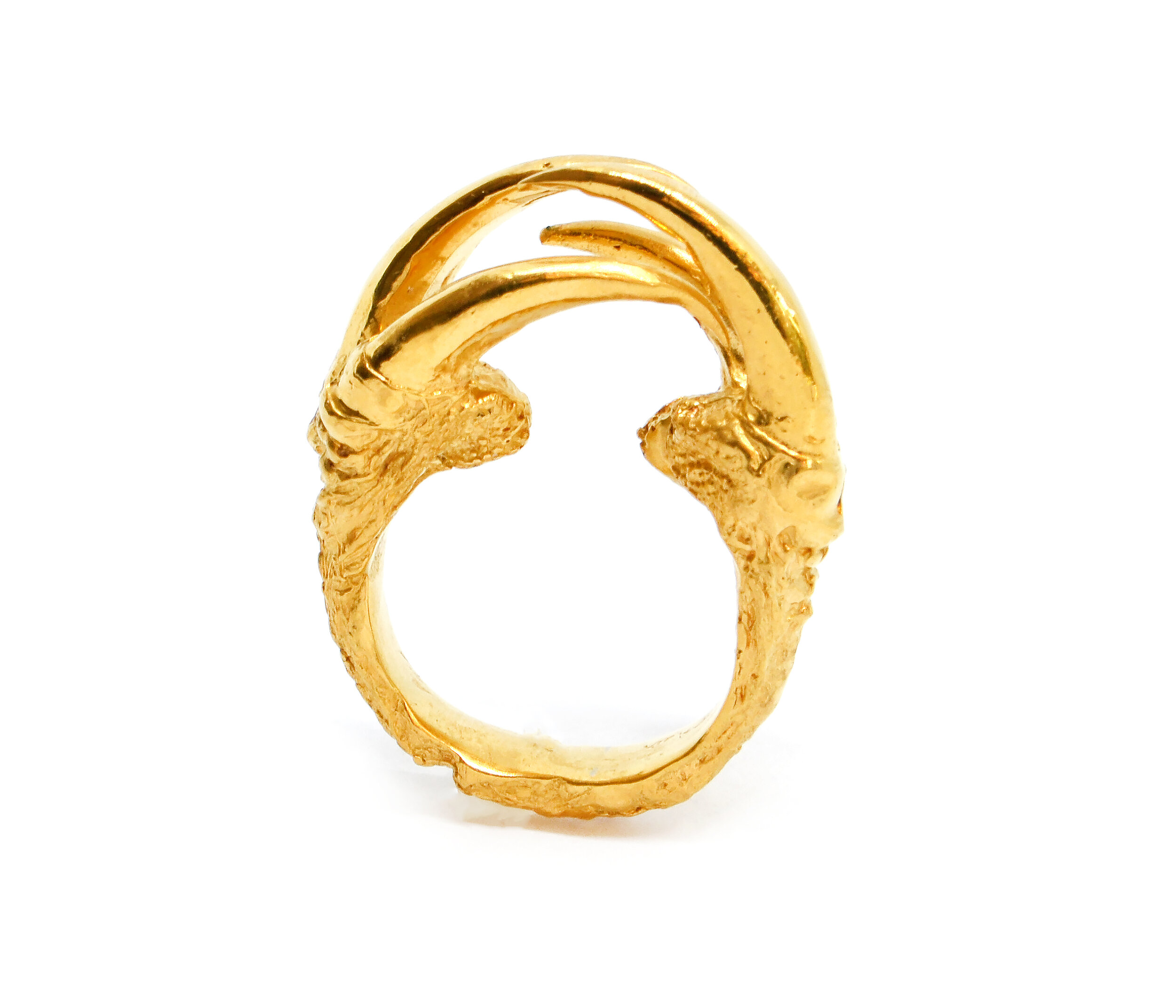 The Hunted I - Owl Talon Cocktail Ring