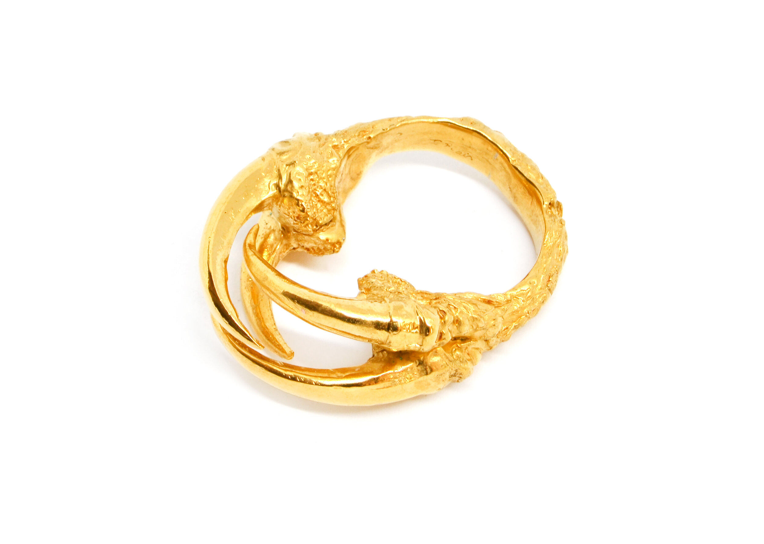 The Hunted I - Owl Talon Cocktail Ring