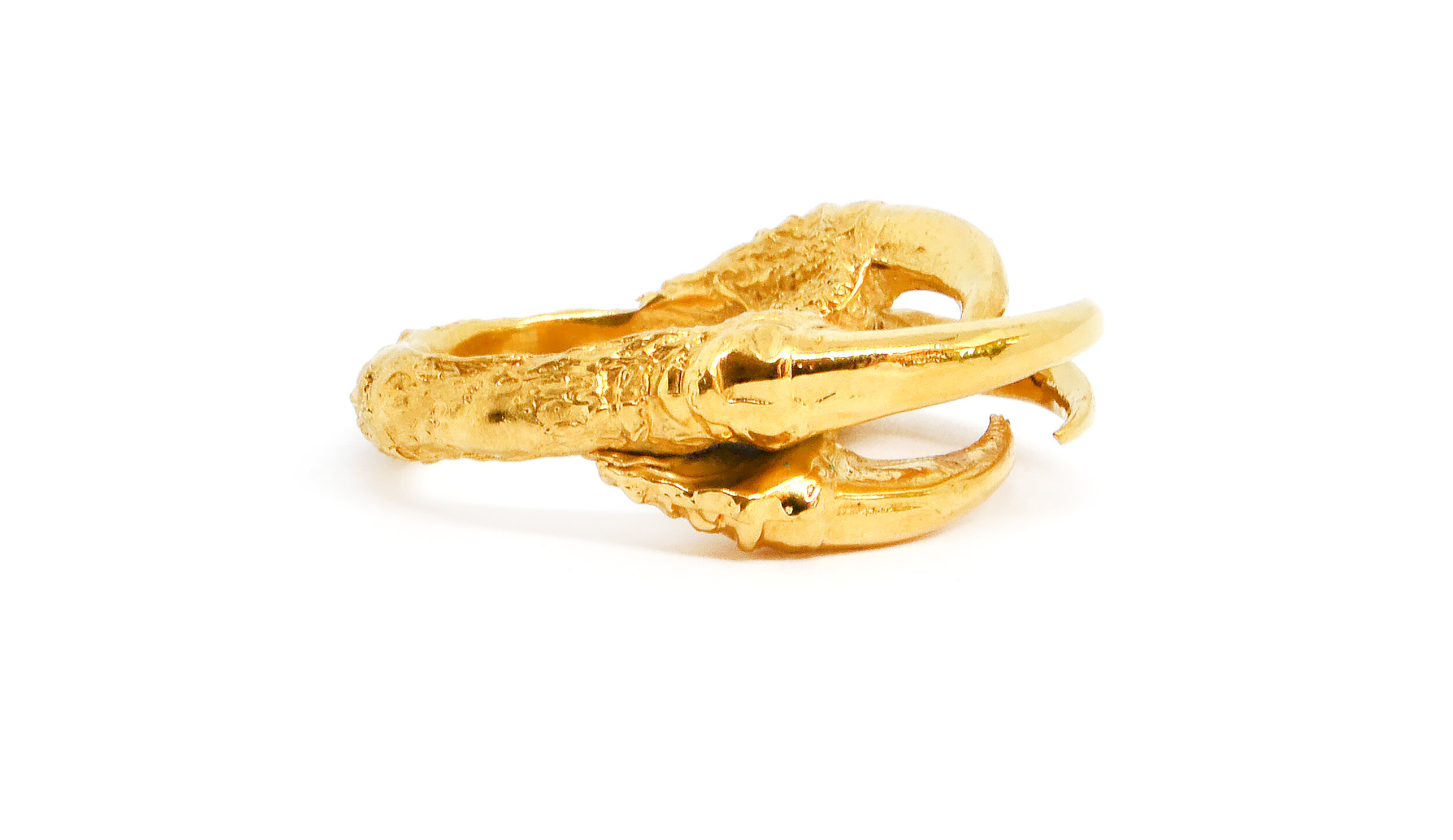 The Hunted I - Owl Talon Cocktail Ring