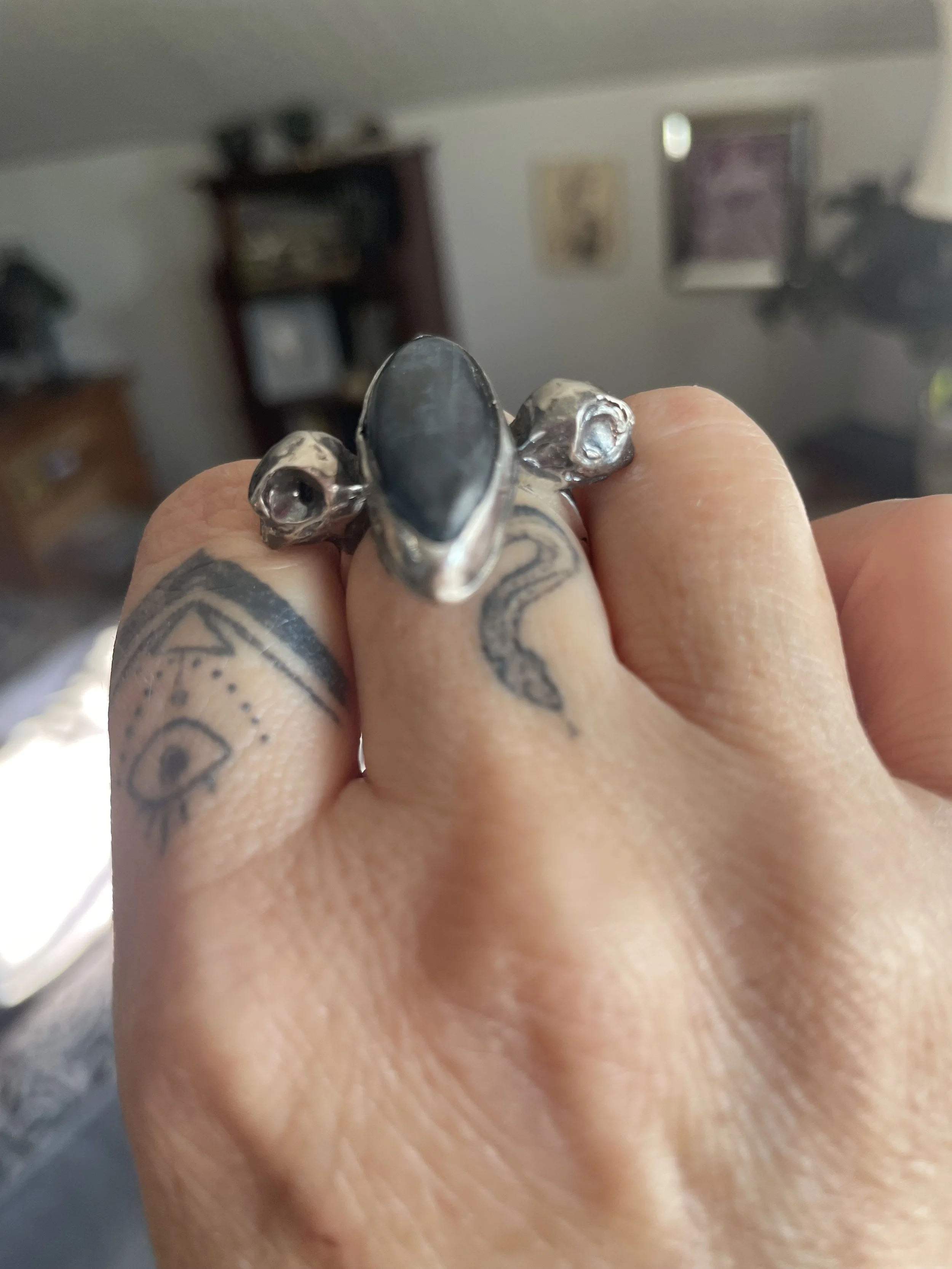 Keeper II turtle shell ring — Eilisain Jewelry