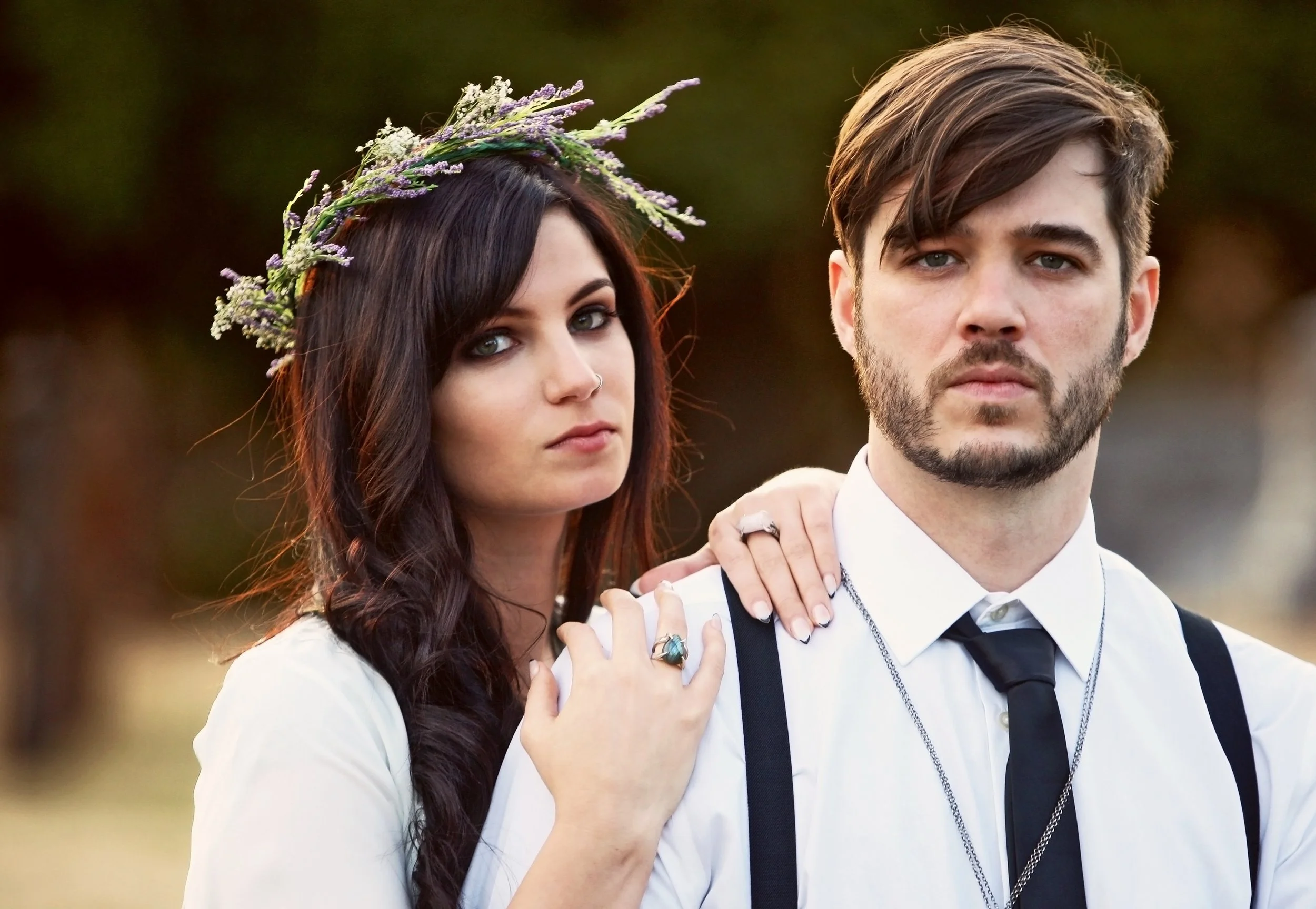 Ashleigh and Chris.purple wreath.jpg