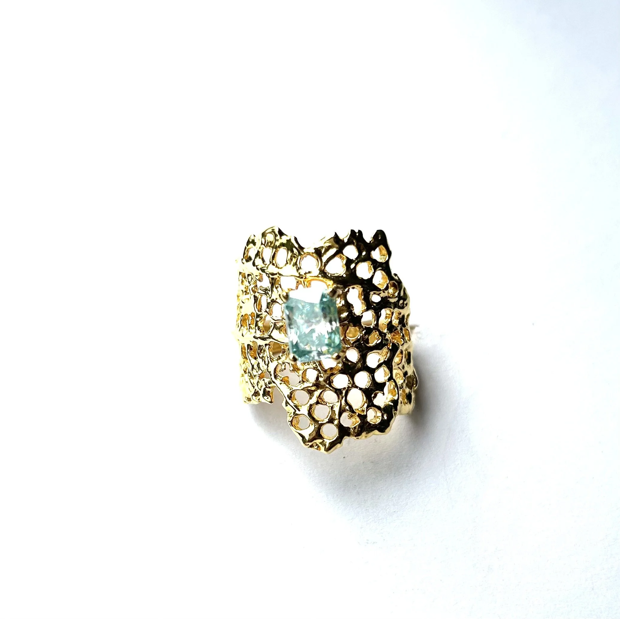 Coral moiisonite ring (2).jpeg