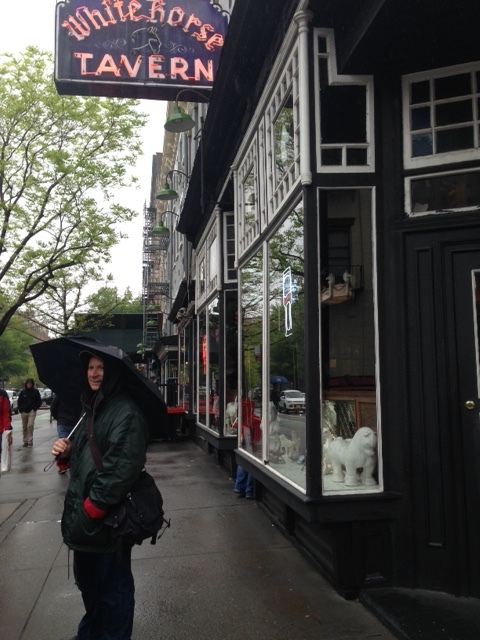 The White horse tavern where Jane Jacobs used to go for a drink right down the street from her home on Hudson Street