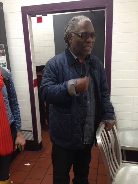 "There was no East Harlem vegan restaurant so I had to start one," said the owner of Uptown Veg and he mixed up some strawberry-banana smoothies to welcome us to the neighborhood.