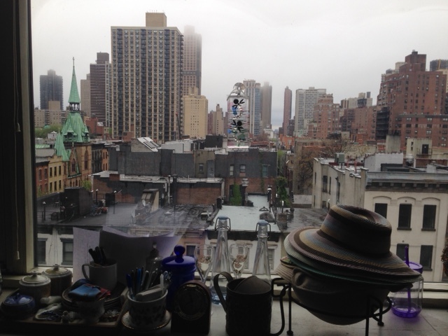I stayed in my cousin’s apartment on the Upper East Side. Here is the view from her window in the early morning.