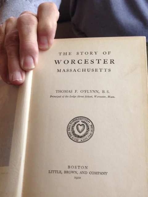 In the spirit of our conversation about the impact of 290, John pointed out that Thomas O'Flynn, the author of this 1910 volume was the principal of the Ledge Street School that was demolished to make room for the highway.