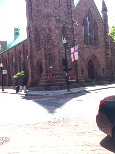 A sign of a living neighborhood is the existence of churches!