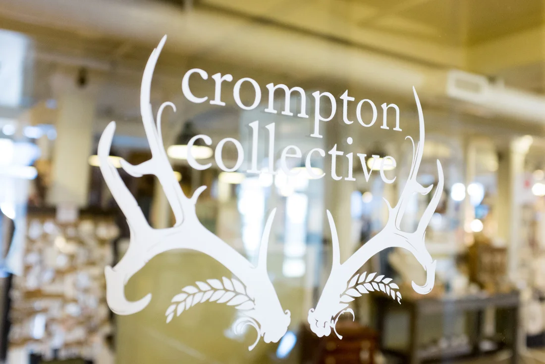 Amy Lynn Chase, founder and visionary of the Crompton Collective on the first floor, has channeled her interest in quirkiness to offer over ninety vending spaces for local artists, crafters, antique and collectibles dealers. The 5 000 square foot White Room serves as a community space available for weddings, special events and community happenings. In October, the Worcester Public Library foundation will be featuring an evening Celebration of Authors in the space. 