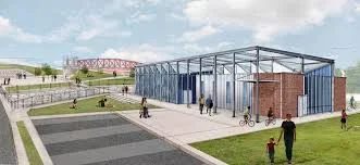 Construction of the Blackstone Heritage Corridor Visitor's Center in Worcester's Quinsigamond Village is expected to be completed by 2017. The center is one link in the chain from Union Station and the Canal District down to Providence, Rhodes Island. Dedicated bike lanes on city streets and separate bike paths link the Canal District neighborhood past this new development to Millbury, Massachusetts. The Blackstone River Bikeway, once completed, will enable bicyclists to make the 45 mile journey from Worcester's Union Station to Providence, Rhode Island.