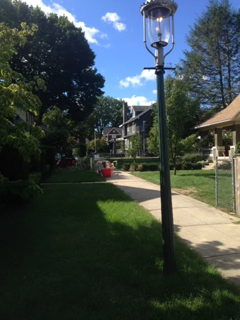 "We have our own gaslights here too!" mentioned every neighbor I spoke to at the community yard sale.
