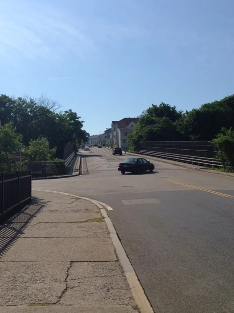 Now just imagine what it must have been like before Route 290 when this whole hill was graced with sturdy triple-deckers providing a seamless whole promenade to the Water Street commercial district below. Can you picture how busy the streets were on Saturday night after the end of Shabbat at sunset or on Sunday, when people descended down the hill for their share of bagels and lox, corned beef and pickles?