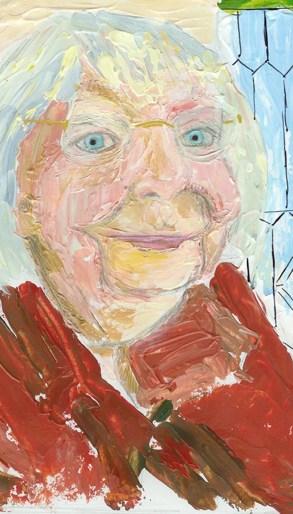 Nancy McBride's painting of her aunt, Jane Jacobs!