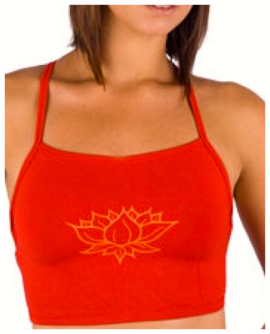 Bikini Lotus top red