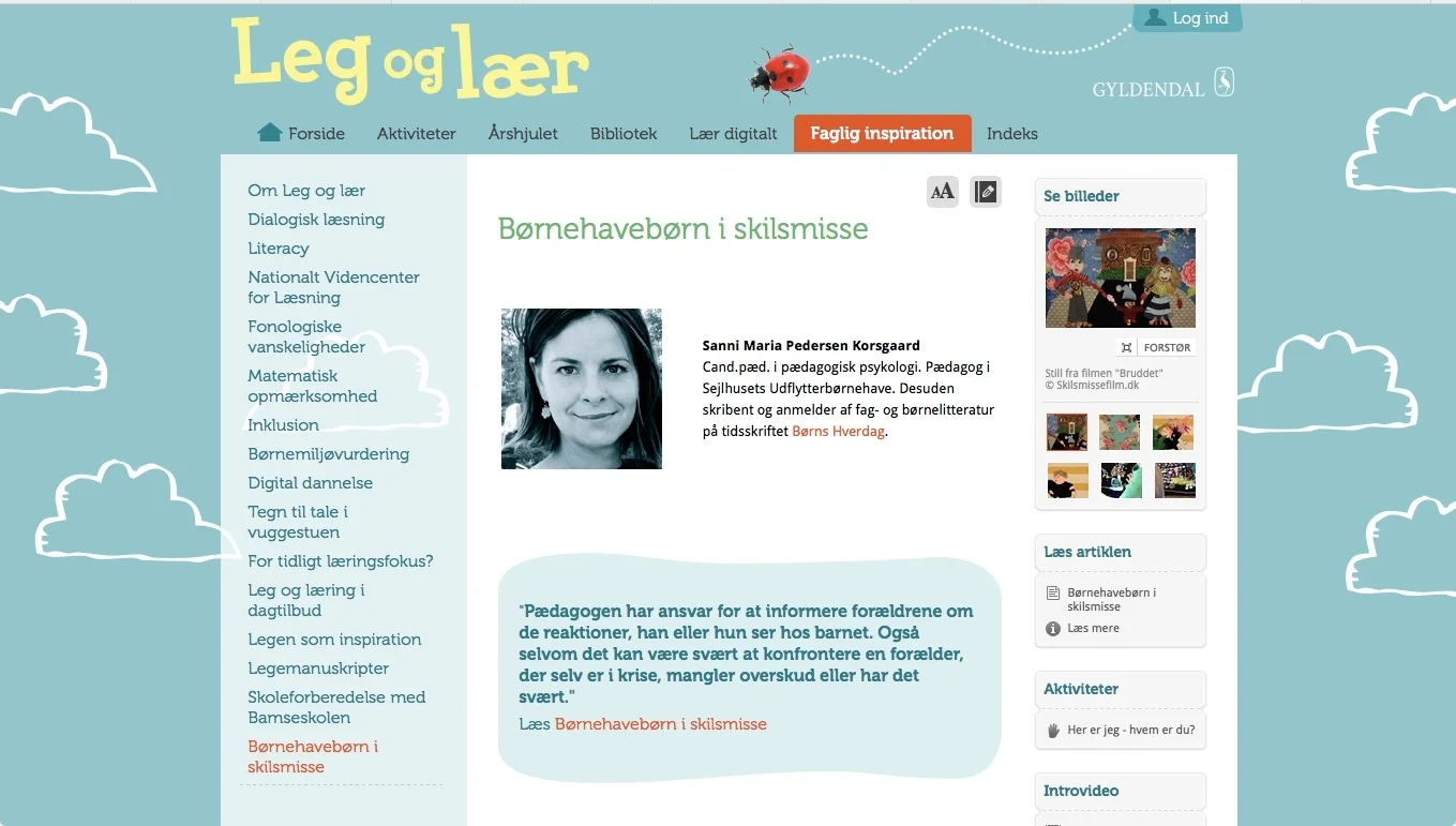 Leg & Lær, Gyldendal