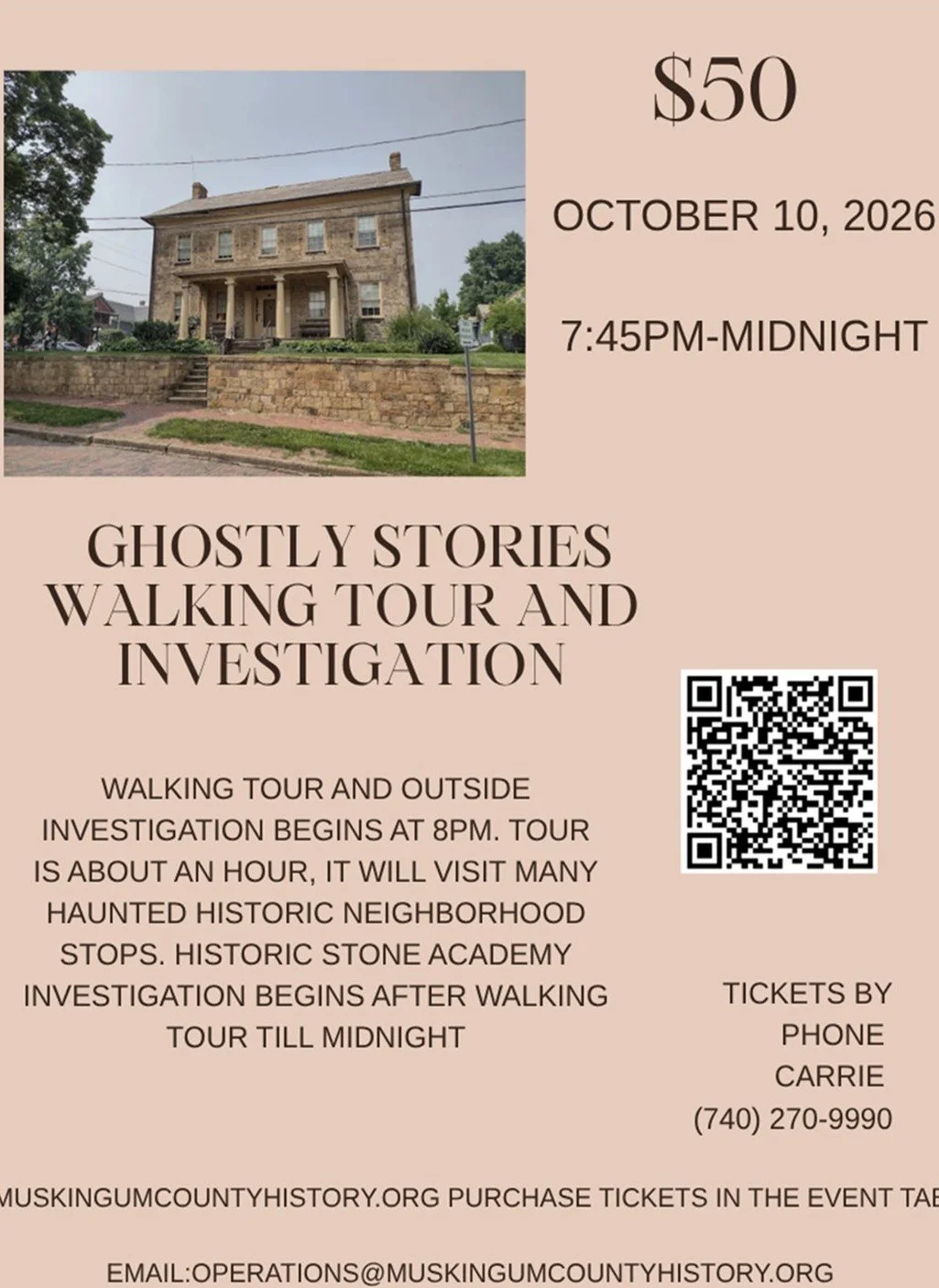 GHOSTLY STORIES: Walking Tour and Investigation