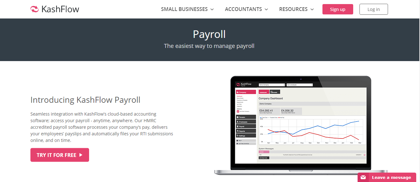 Kashflow Payroll