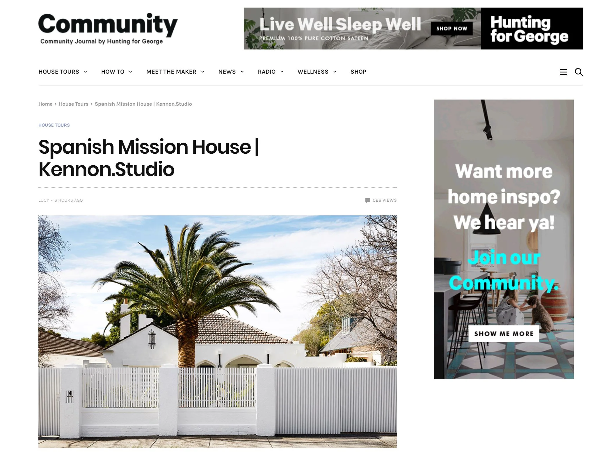 Community Journal by Hunting for George